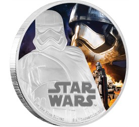Star Wars Episode VII 1 Oz Silver Coin Captain Phasma